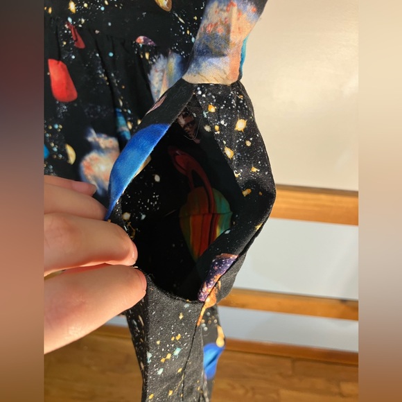 Planet print retro dress (POCKETS!!!) - Picture 5 of 6